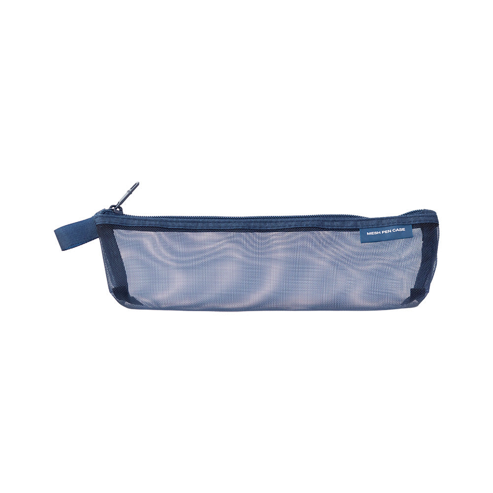 MIDORI Mesh Mini Pen Pouch LE Navy