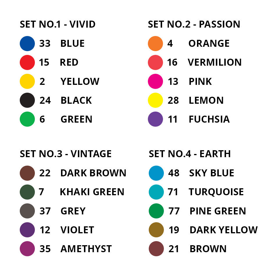 UNI Emott Ever Fine PEM-SY 5 Col Set No.1