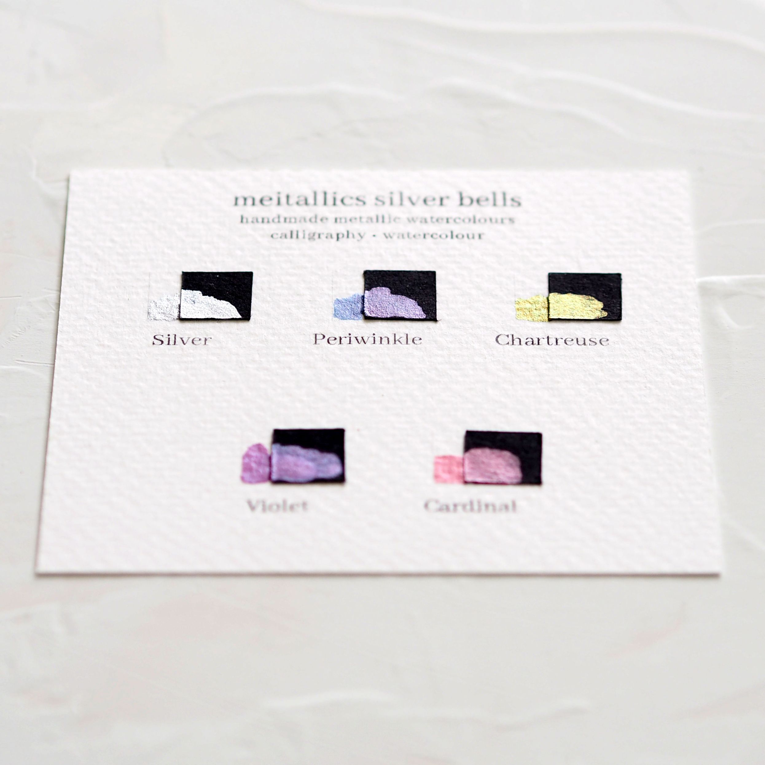 MEITALLICS Silver Bells 5pcs Christmas Set