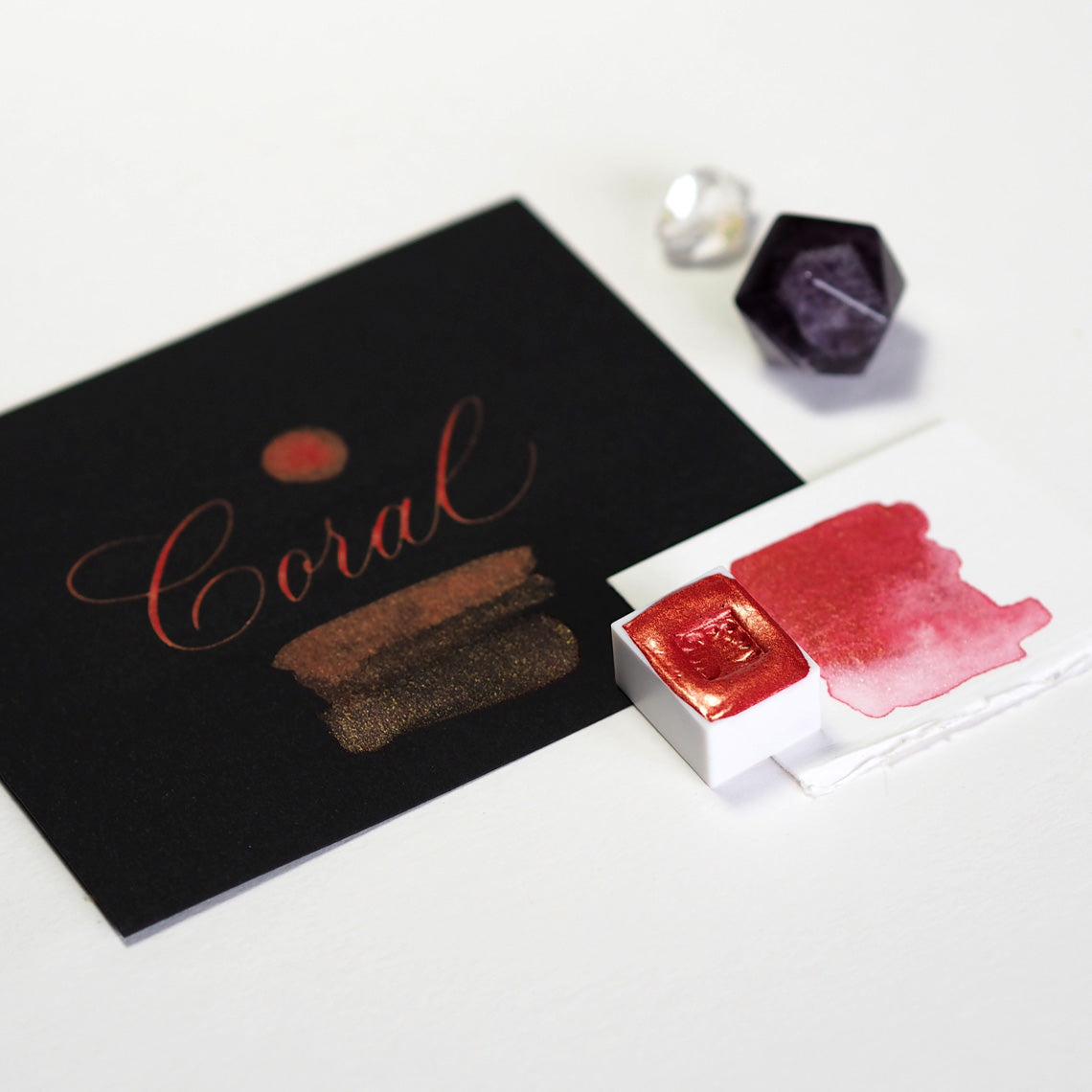 MEITALLICS Single half pan 2ml Coral