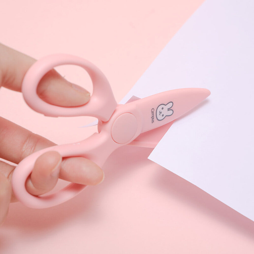 KOKUYO Campus Kids Scissors Rabbit Pink Default Title
