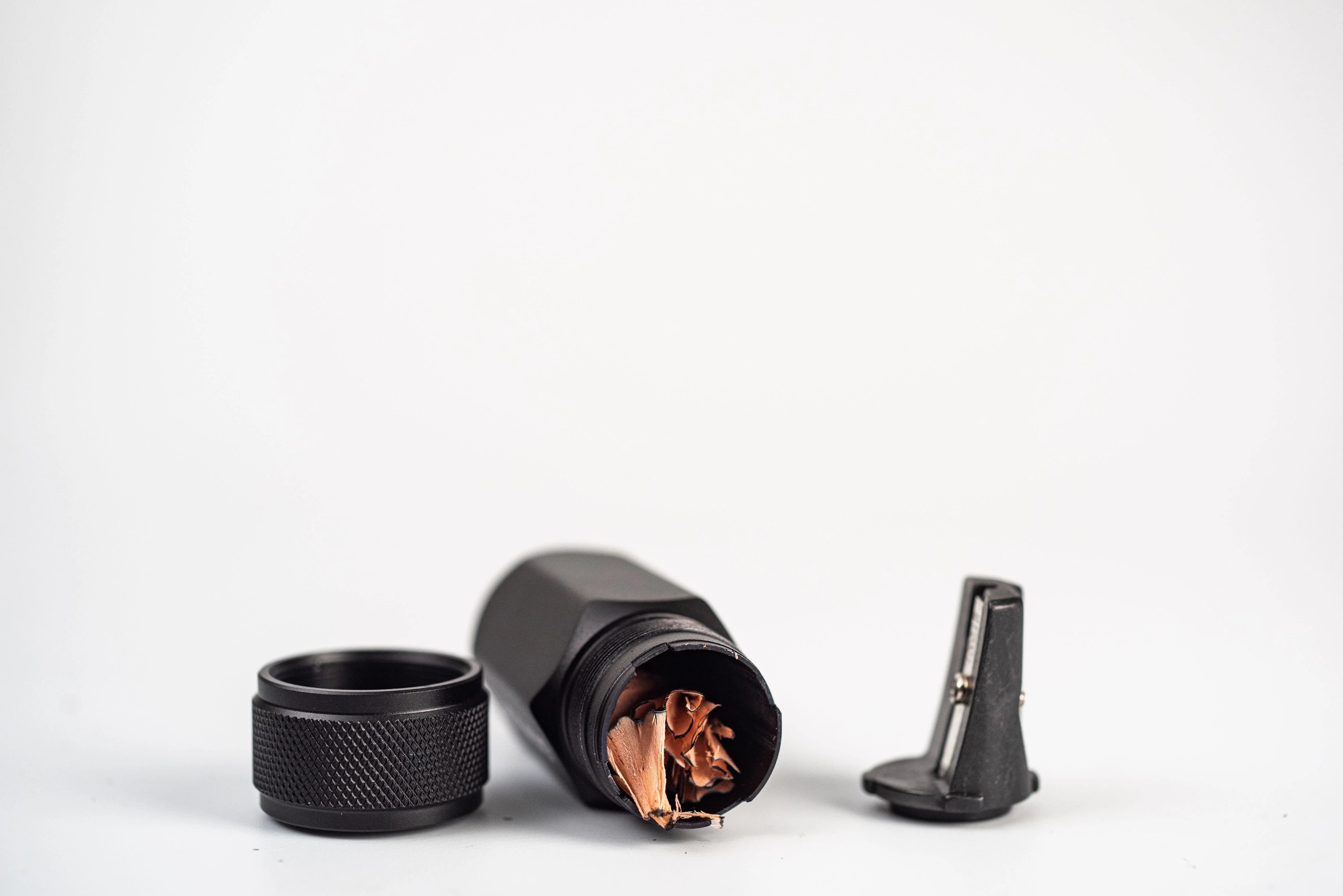 BLACKWING 1-Step Long Point Pencil Sharpener-Black