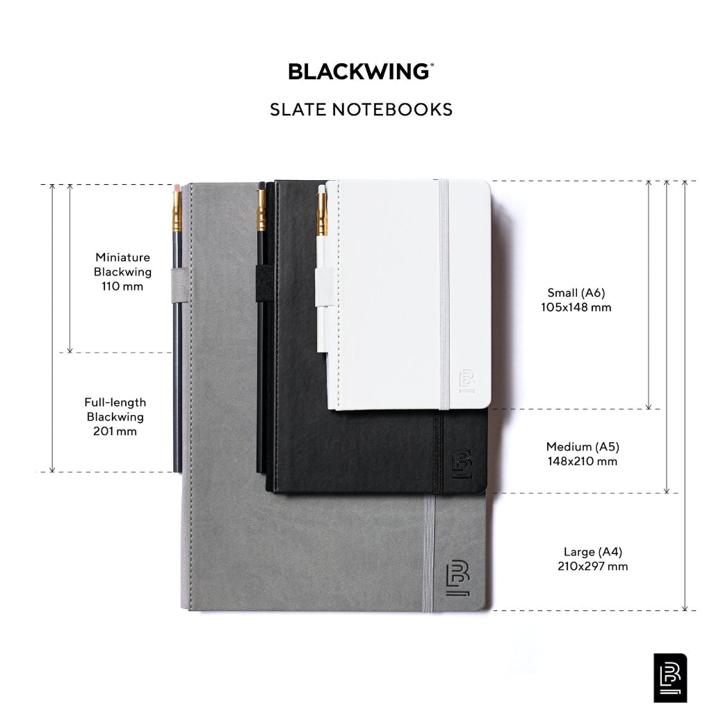 BLACKWING Slate Notebook Medium Pearl White Ruled Default Title