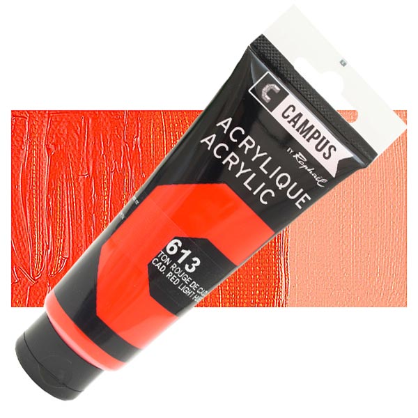 CAMPUS Acrylic 100ml 613 Cadmium Red Light Hue