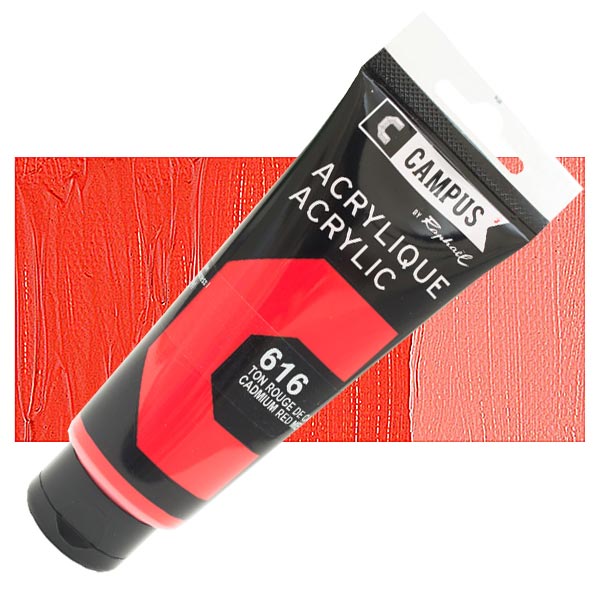 CAMPUS Acrylic 100ml 616 Cadmium Red Medium Hue
