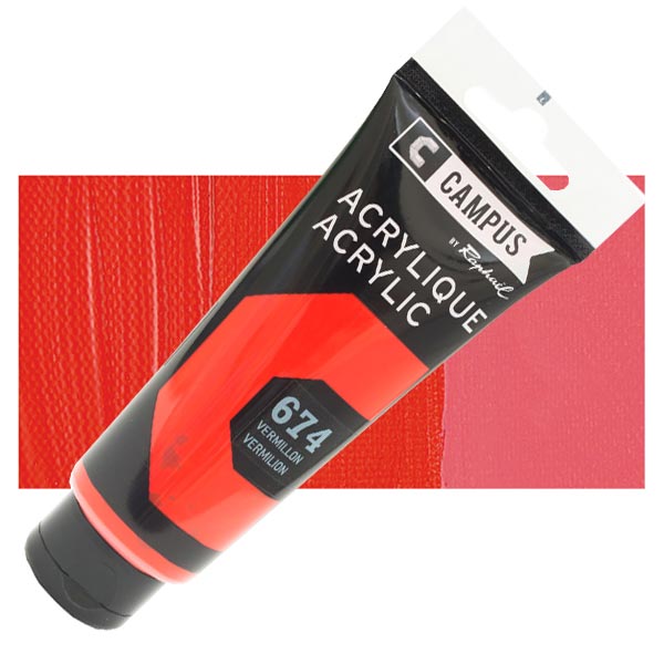 CAMPUS Acrylic 100ml 674 Vermilion