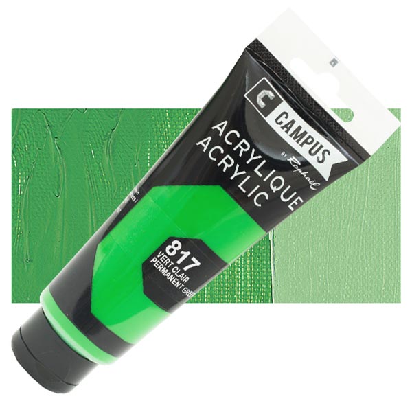 CAMPUS Acrylic 100ml 817 Permanent Green Light