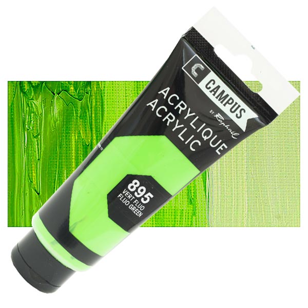 CAMPUS Acrylic 100ml 895 Fluorescent Green