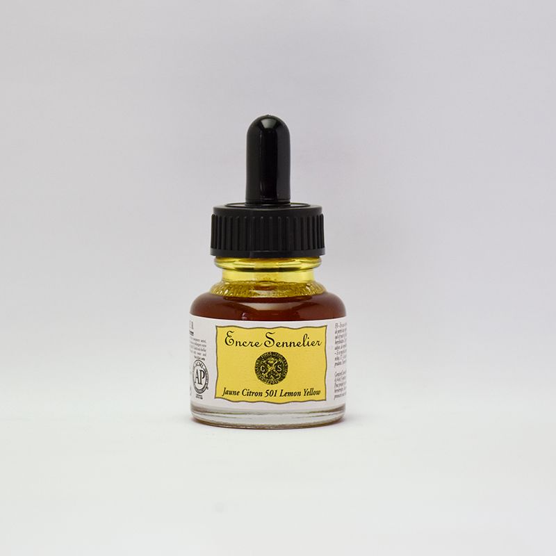 SENNELIER Ink 30ml 501 Lemon Yellow