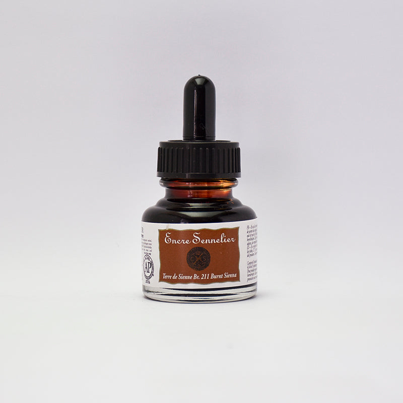 SENNELIER Ink 30ml 211 Burnt Sienna