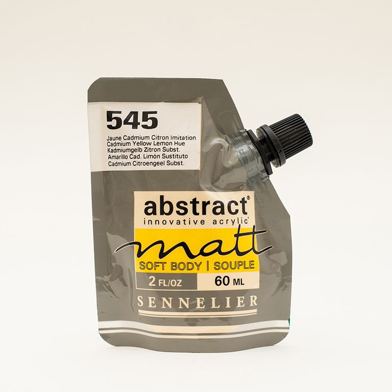 SENNELIER abstract Matt 60ml 545 Cadmium Yellow Lemon Hue