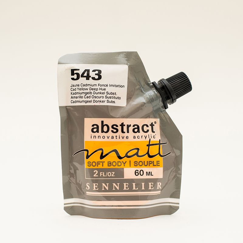 SENNELIER abstract Matt 60ml 543 Cadmium Yellow Deep Hue