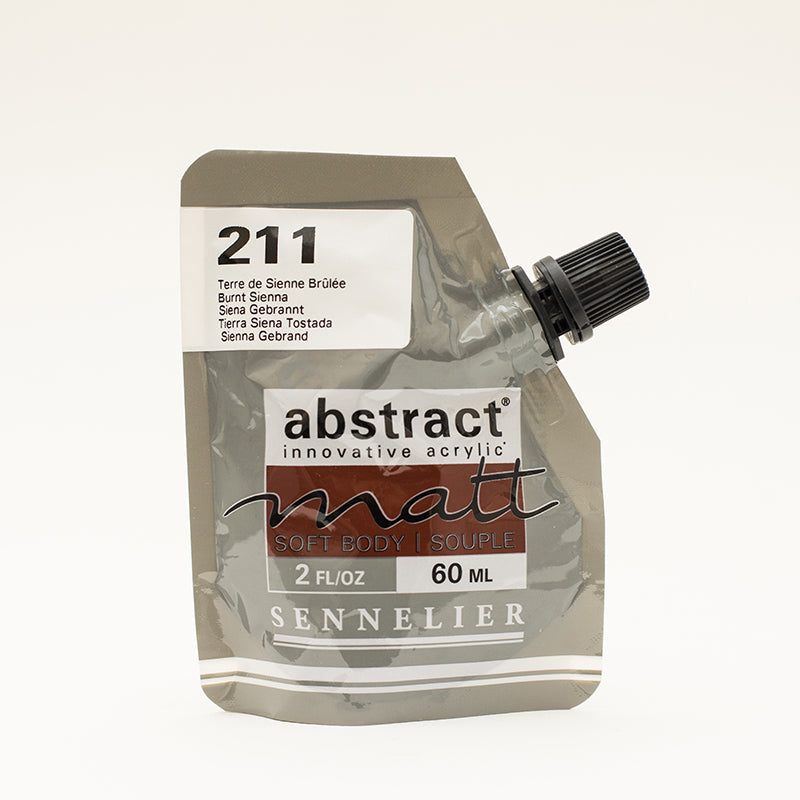 SENNELIER abstract Matt 60ml 211 Burnt Sienna