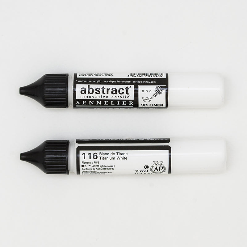 SENNELIER abstract Liners 27ml 116 Titanium White
