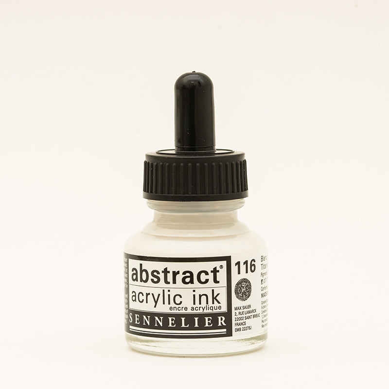 SENNELIER abstract Ink 30ml 116 Titanium White