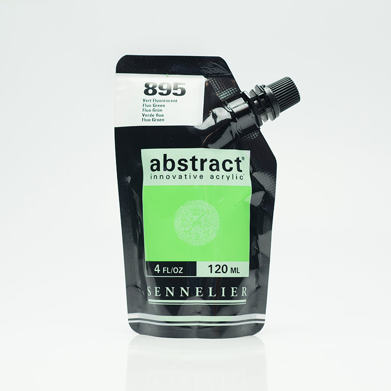 SENNELIER abstract 120ml 895 Fluorescent Green