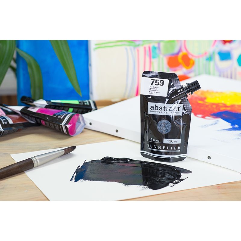 SENNELIER abstract 120ml 759 Mars Black