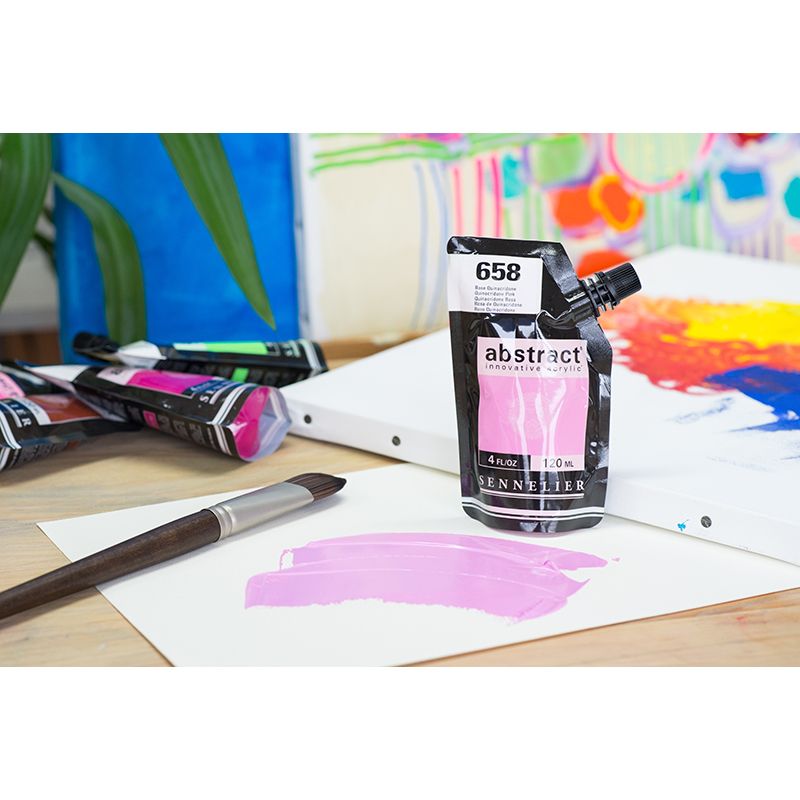 SENNELIER abstract 120ml 658 Quinacridone Pink
