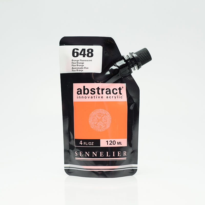 SENNELIER abstract 120ml 648 Fluo. Orange