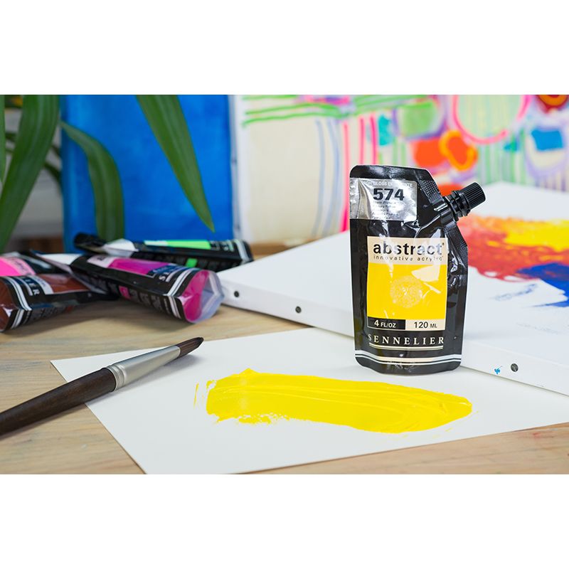 SENNELIER abstract 120ml 574 Primary Yellow