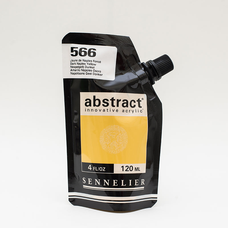 SENNELIER abstract 120ml 566 Dark Naples Yellow