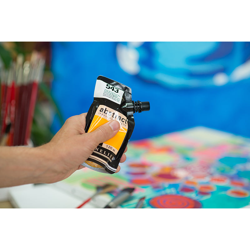 SENNELIER abstract 120ml 543 Cad Ylw Deep Hue