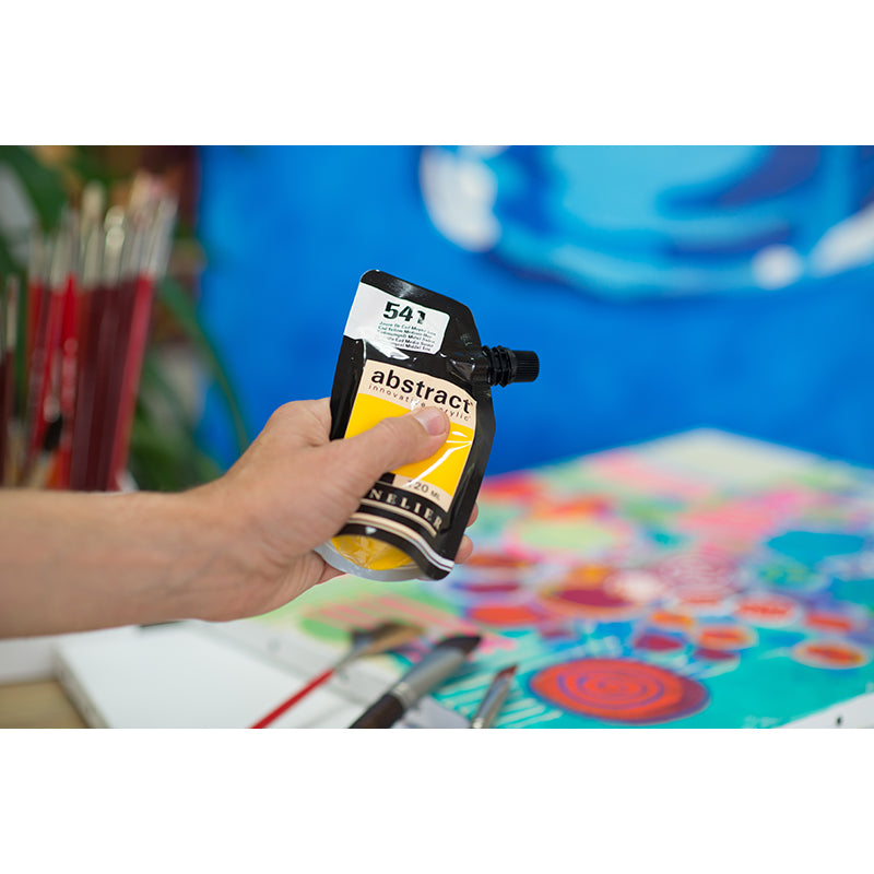 SENNELIER abstract 120ml 541 Cadmium Yellow Med Hue