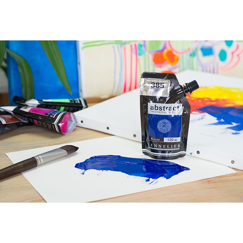 SENNELIER abstract 120ml 385 Primary Blue