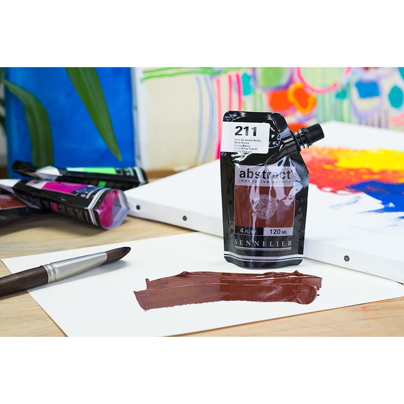 SENNELIER abstract 120ml 211 Burnt Sienna