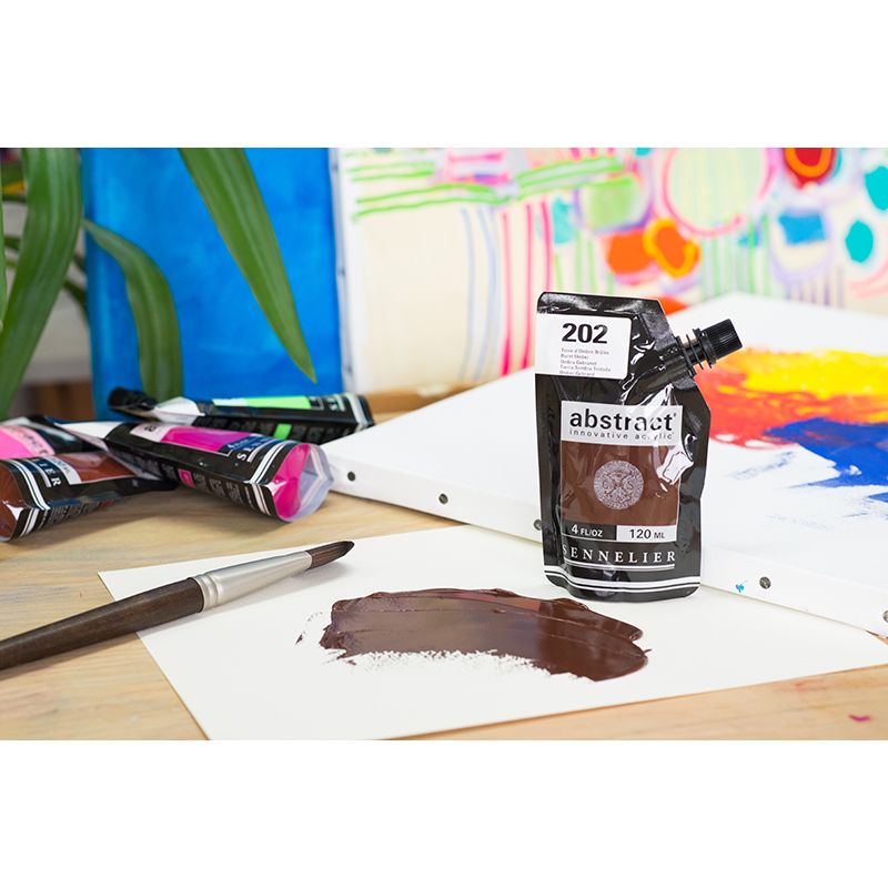 SENNELIER abstract 120ml 202 Burnt Umber