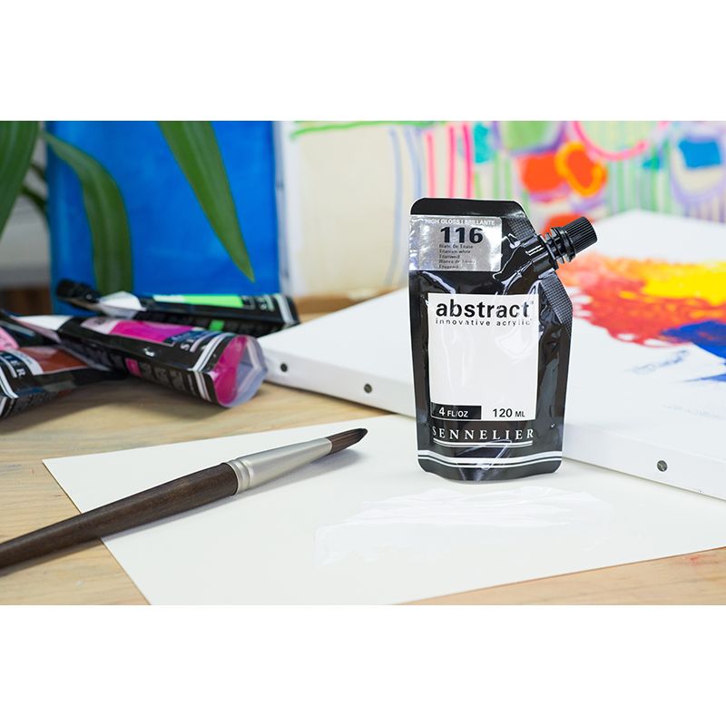 SENNELIER abstract 120ml 116 Titanium White