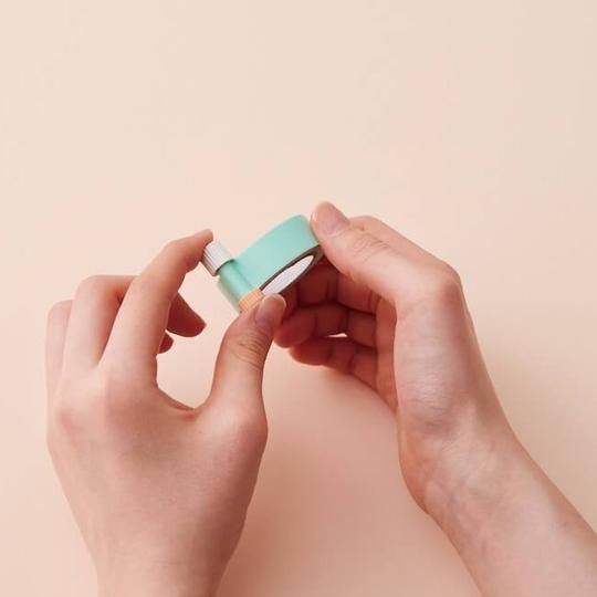 KANMIDO maco Washi Tape Holder+Tape Set LE-Kamome