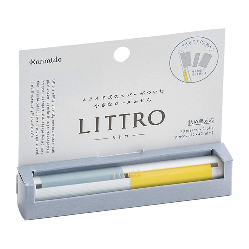 KANMIDO Littro Sticker Note Roll Holder-Light Blue
