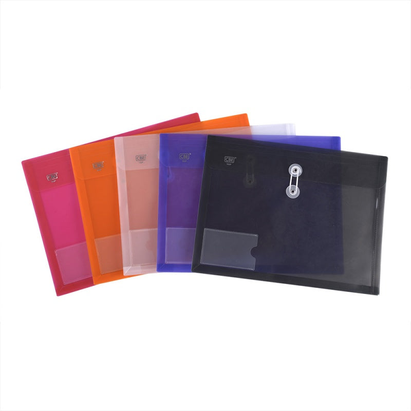 CBE Document Holder 103P A4 w/N.Card Pkt White