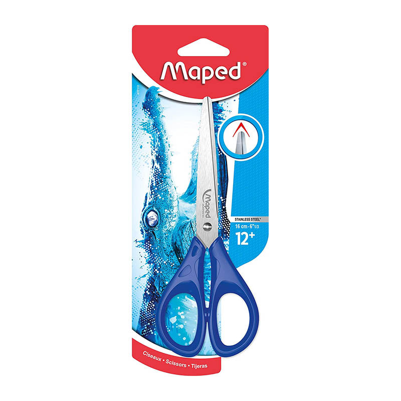 MAPED Essentials Pulse Scissors 16cm D.Blue