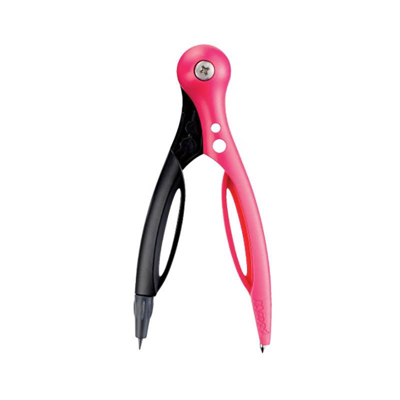 MAPED Compass w/Universal Holder+Lead Pink