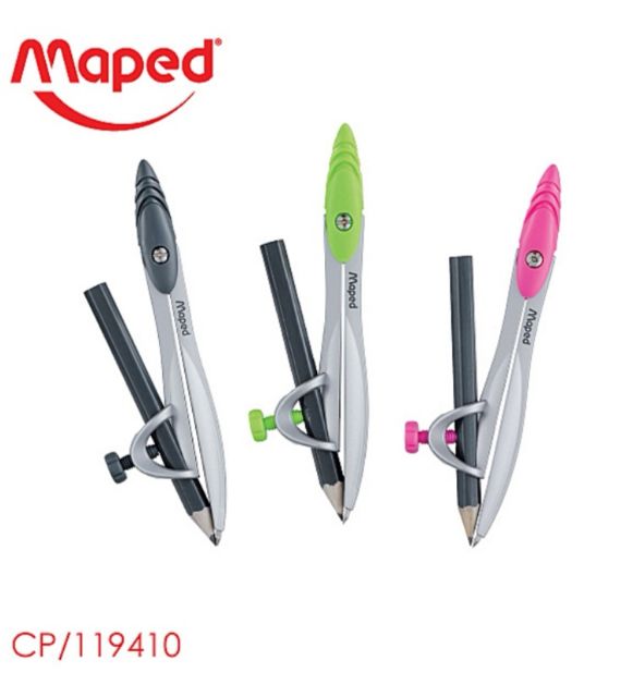 MAPED Study Compass Set Universal Holder Pink