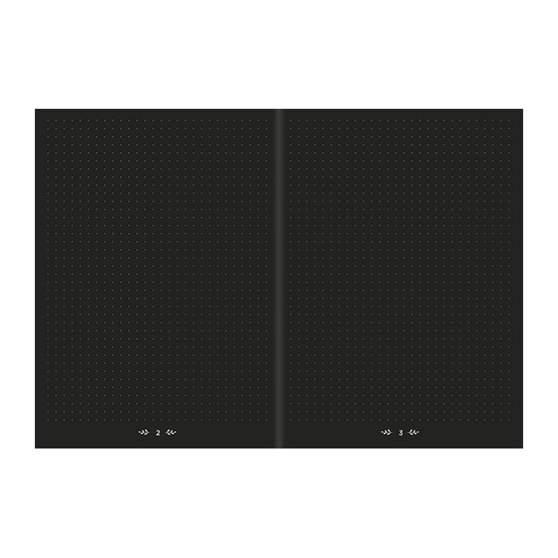 QUO VADIS Life Journal Dots L Black Edition15x21cm 1218735