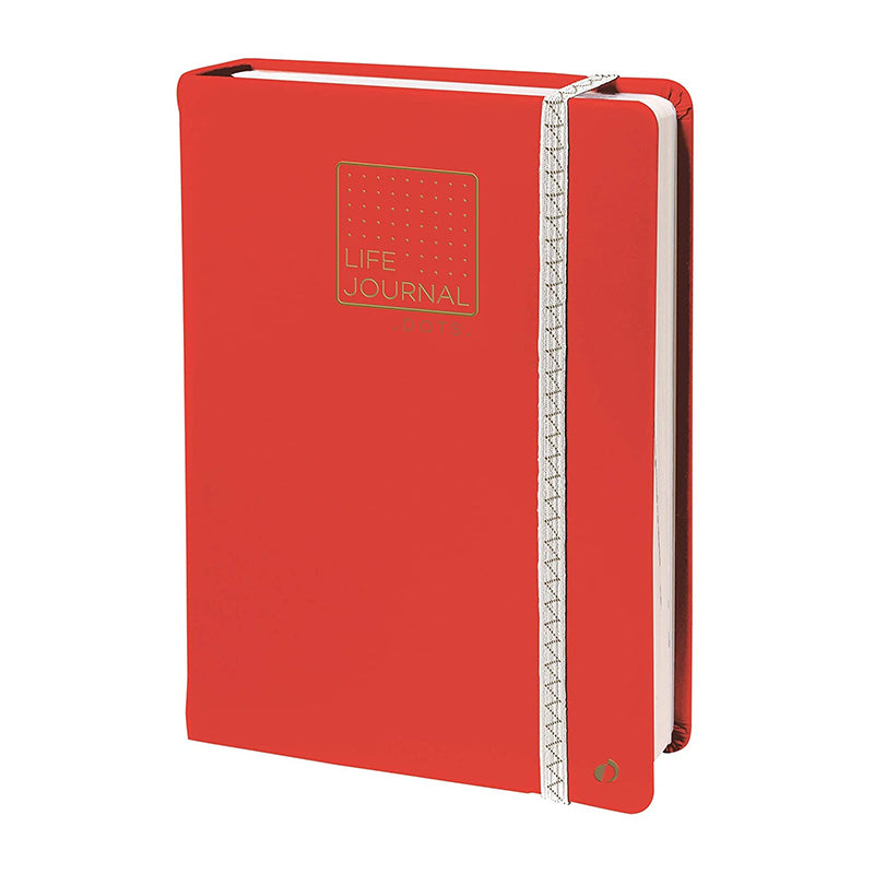 QUO VADIS Life Journal Dots L 15x21cm Coral Red 1218732