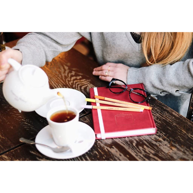 QUO VADIS Life Journal Dots L 15x21cm Coral Red 1218732