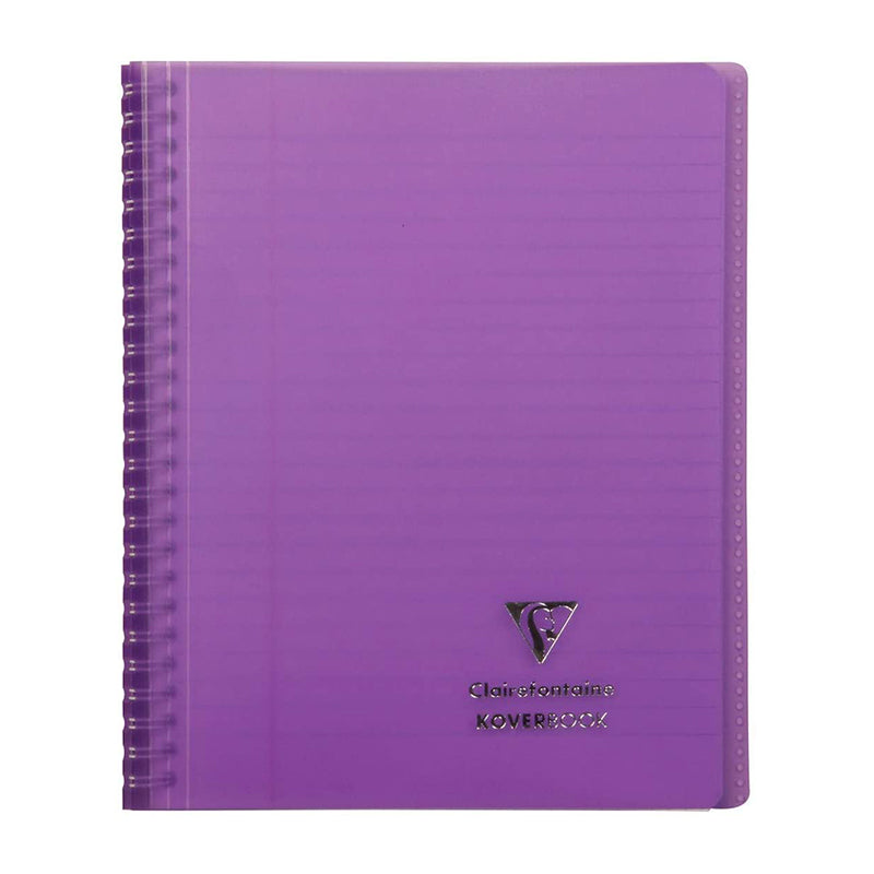 CLAIREFONTAINE Koverbook PP WB Wraparound Notebook 17x22cm L+M Purp Default Title