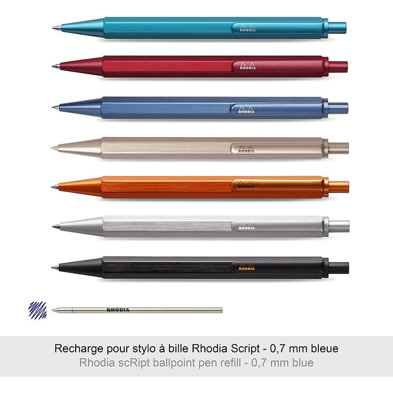 RHODIA scRipt 0.7mm Refill Blue Default Title