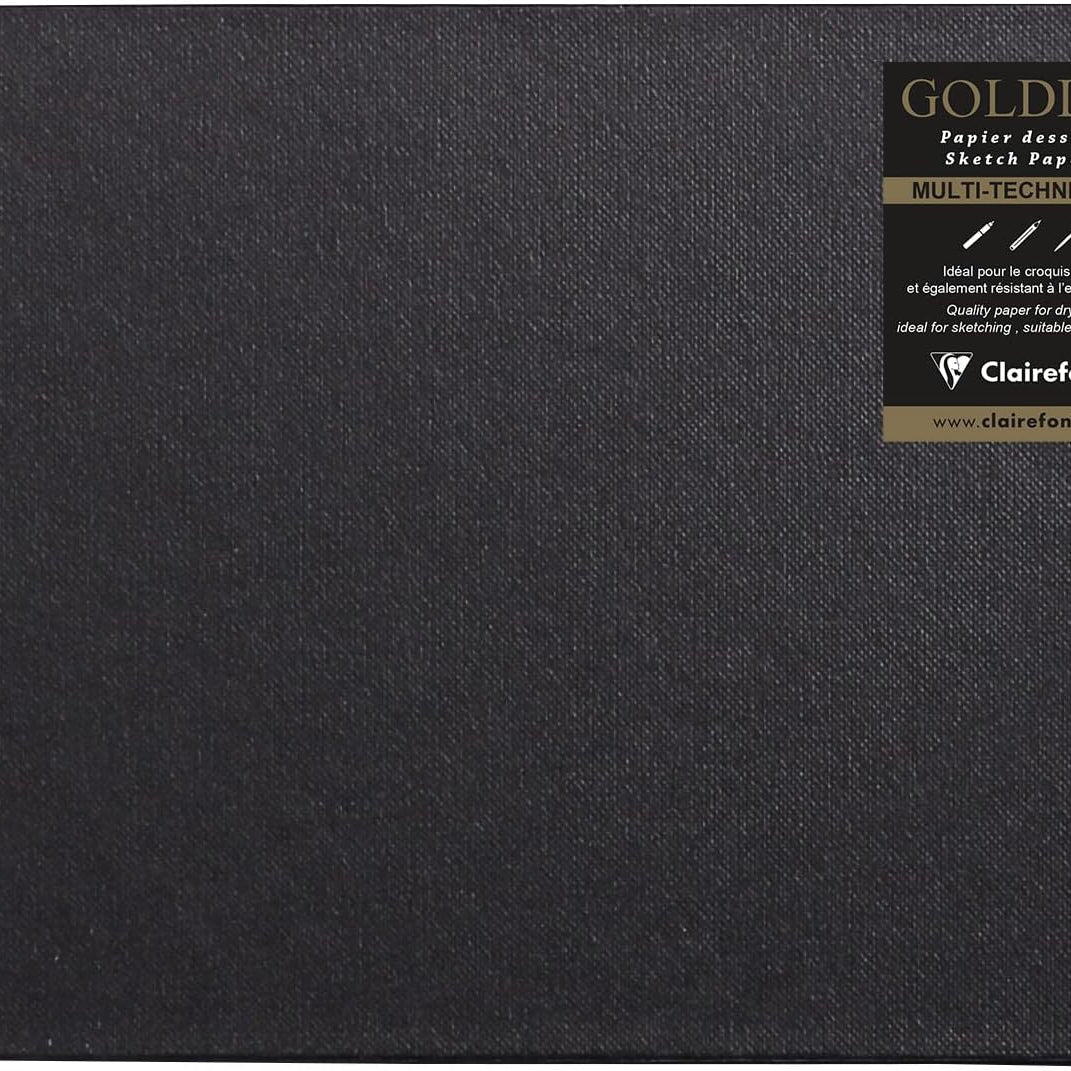 CF Goldline Casebound Pad A5 Landscape 140g White Default Title