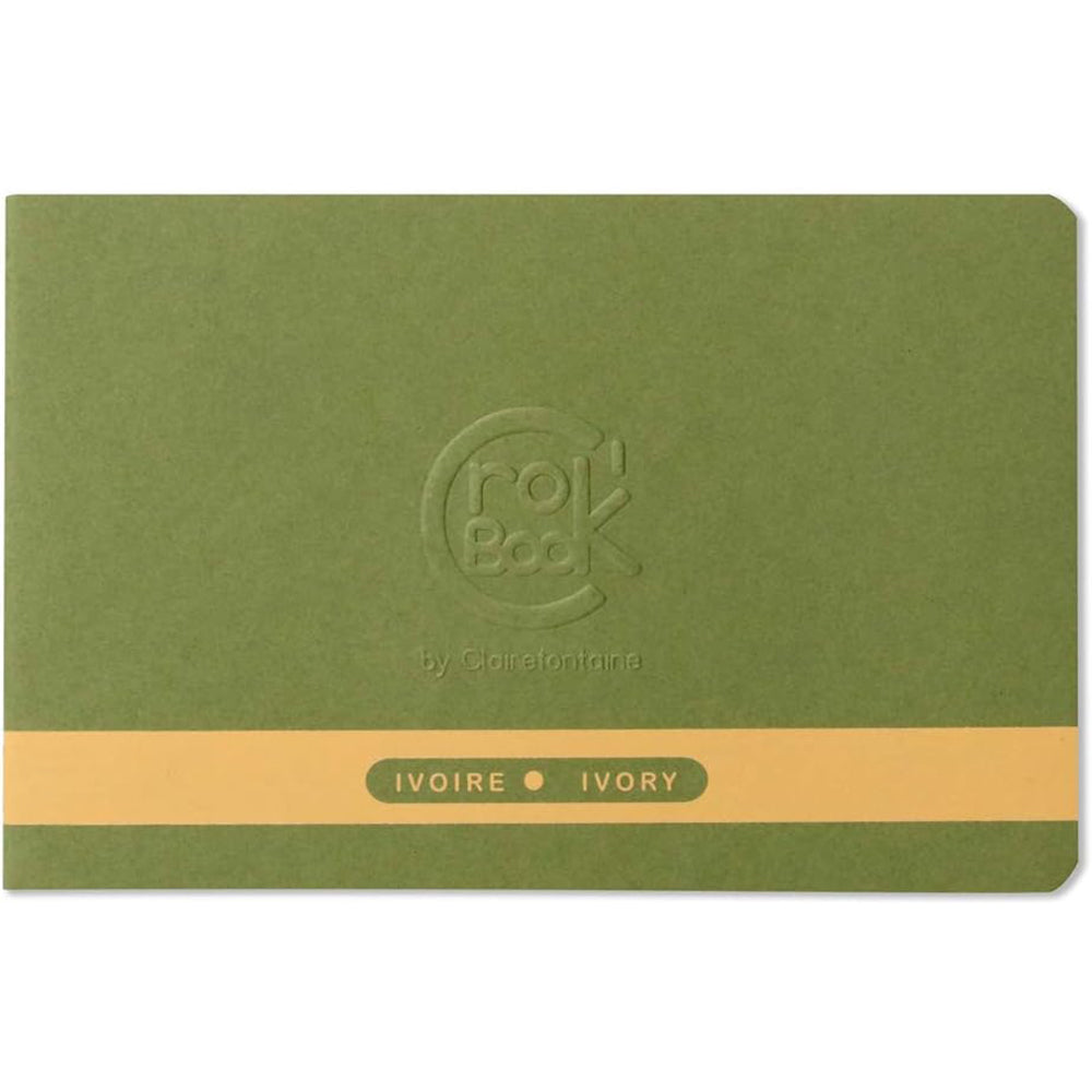 CLAIREFONTAINE Crok'Book Stapled L17x11cm 90gsm Ivory-Assorted