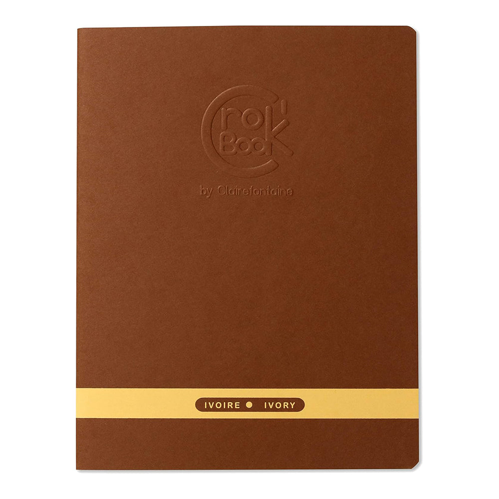 CLAIREFONTAINE Crok'Book Stapled P17x22cm 90gsm Ivory-Assorted