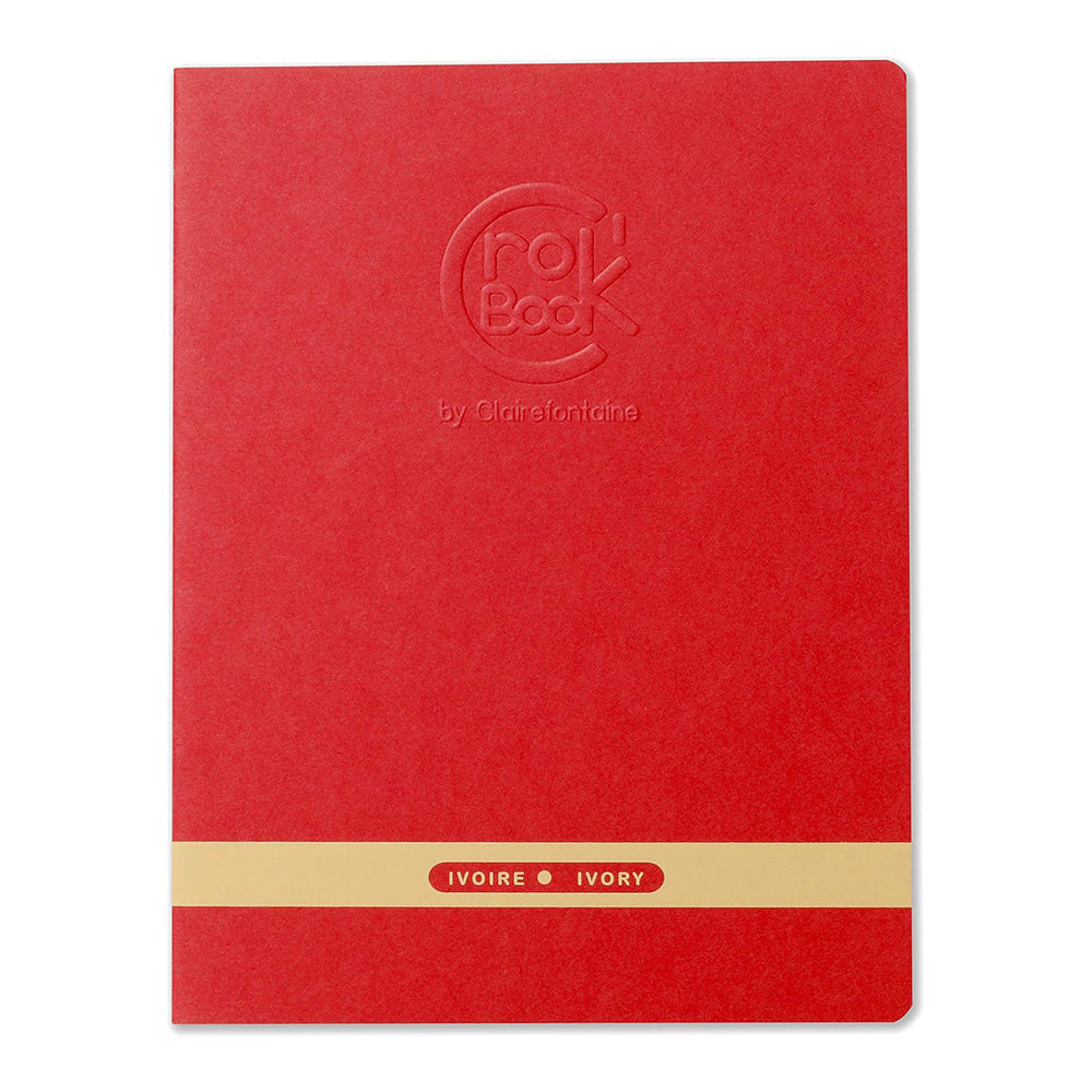 CLAIREFONTAINE Crok'Book Stapled P17x22cm 90gsm Ivory-Assorted