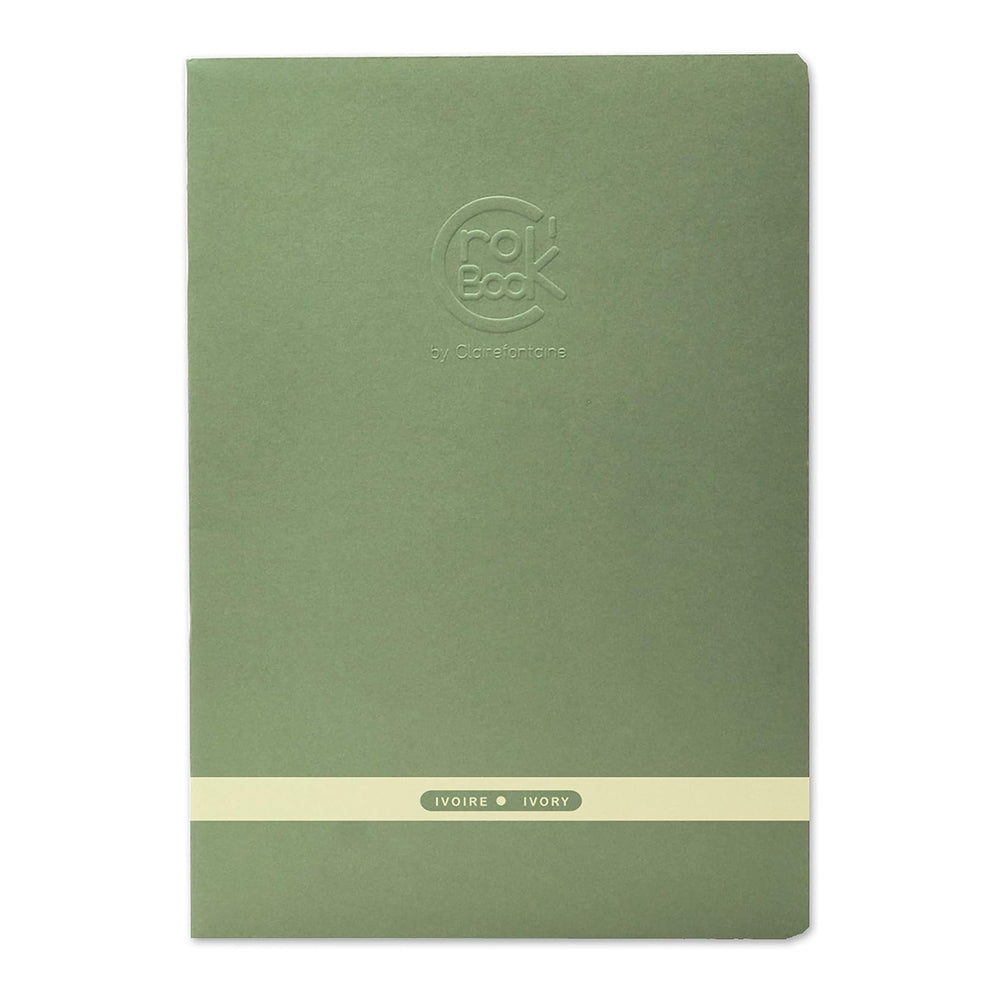 CLAIREFONTAINE Crok'Book Stapled A4 Portrait 90gsm Ivory-Assor