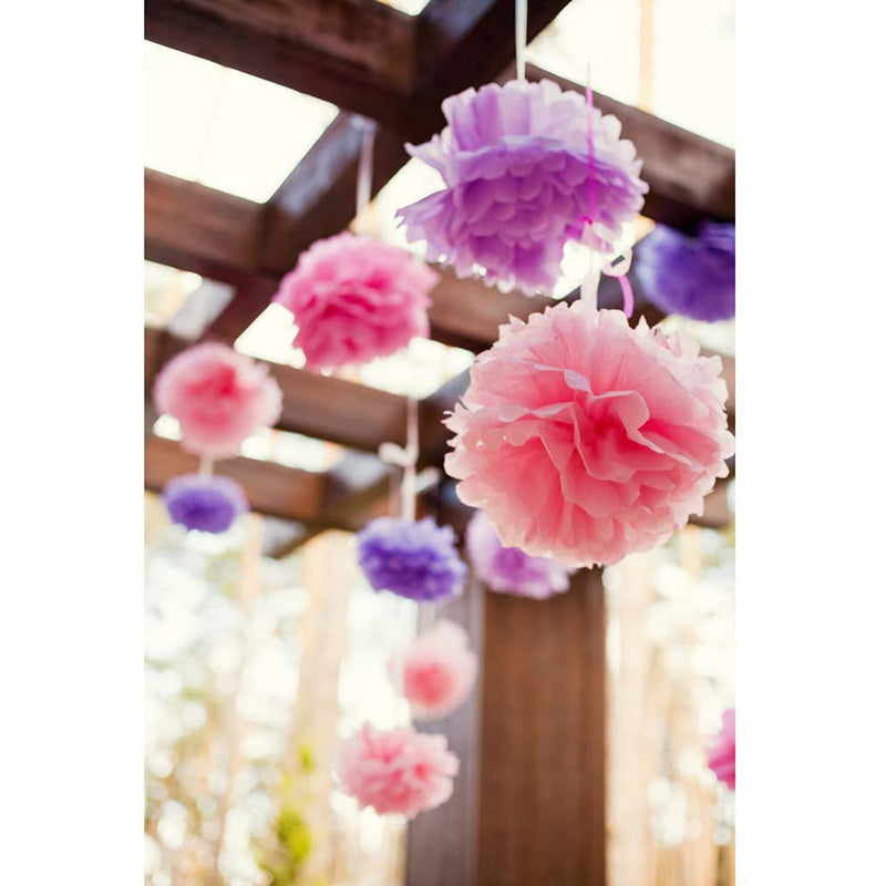 CLAIREFONTAINE Pollen Silk Pom Poms 3s Mauve Default Title
