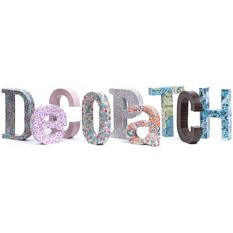 DECOPATCH Objects:Letter 8.5cm Kraft-t