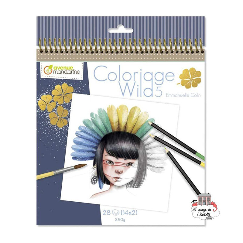 AVENUE MANDARINE Coloriage Wild 5 Default Title